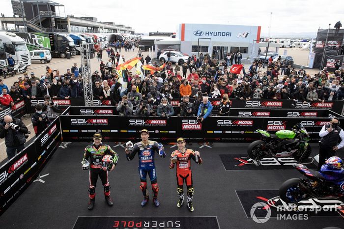 Jonathan Rea, Kawasaki Racing Team WSBK, Toprak Razgatlioglu, Pata Yamaha WorldSBK, Alvaro Bautista, Aruba.it Racing Ducati