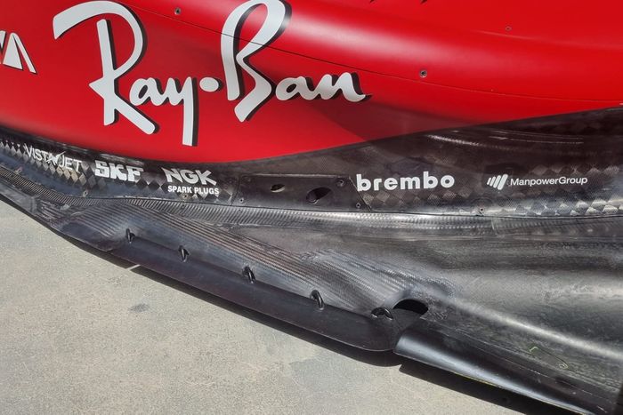 Piso del Ferrari F1-75