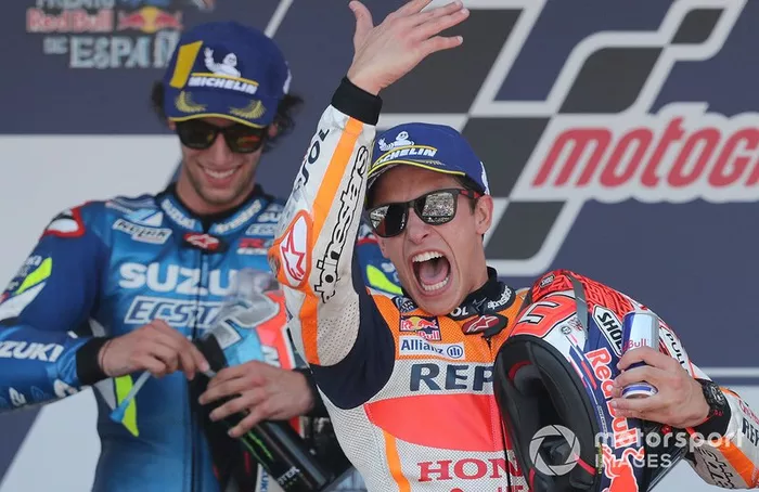 Podio: ganador, Marc Marquez, Repsol Honda Team