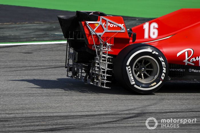 Charles Leclerc, Ferrari SF1000 con un panel de sondas kiel