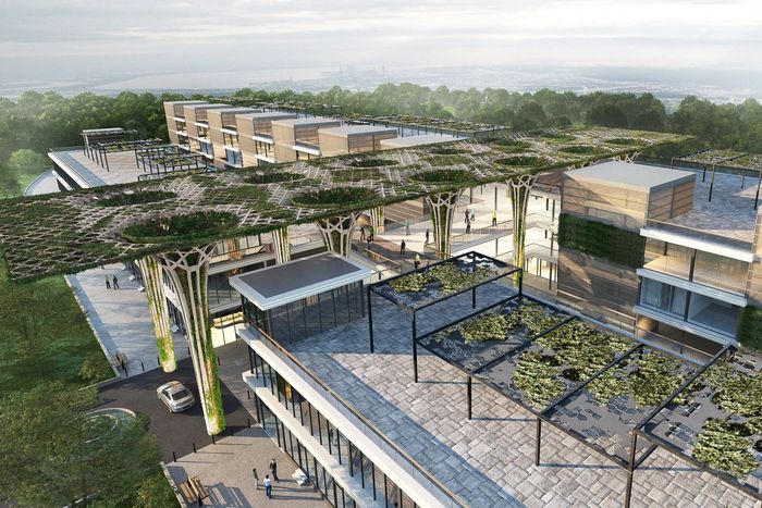 Instalaciones de los equipos para el Gran Premio de Arabia Saudí