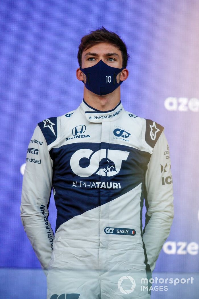 Podio: tercer lugar Pierre Gasly, AlphaTauri