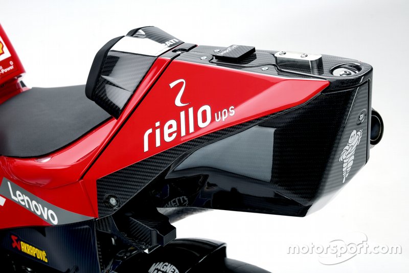 Gros plan sur la Ducati Desmosedici GP19