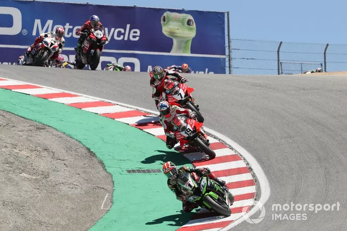 Jonathan Rea, Kawasaki Racing Team, Alvaro Bautista, Aruba.it Racing-Ducati Team, Chaz Davies, Aruba.it Racing-Ducati Team, Toprak Razgatlioglu, Turkish Puccetti Racing