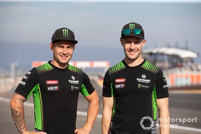Leon Haslam, Kawasaki Racing Team, Jonathan Rea, Kawasaki Racing Team