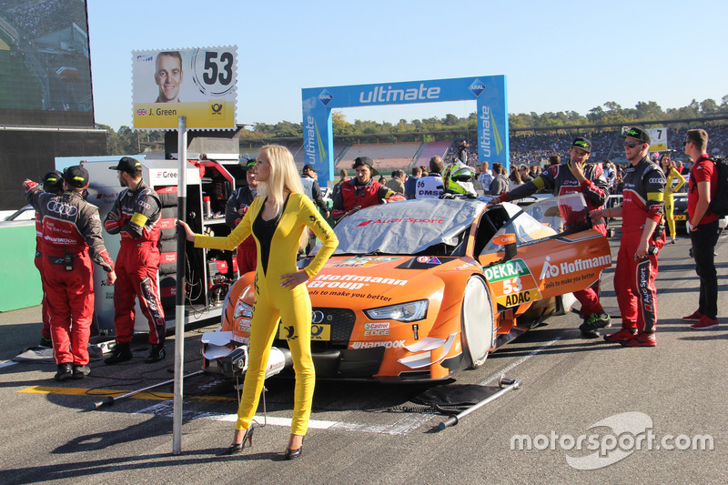 Gridgirl von Jamie Green, Audi Sport Team Rosberg, Audi RS 5 DTM