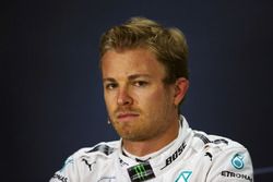 Nico Rosberg, Mercedes AMG F1 in the FIA Press Conference