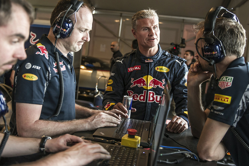 David Coulthard, Red Bull Racing during a show run in Oman