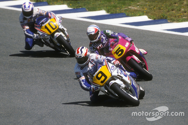 Mick Doohan, Honda, Pier francesco Chili, Honda, Wayne Gardner, Honda