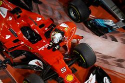 Ganador de la carrera Sebastian Vettel, Ferrari SF70H