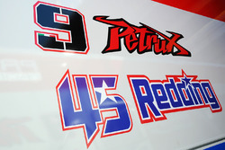 Des logos Scott Redding, Danilo Petrucci, Pramac Racing