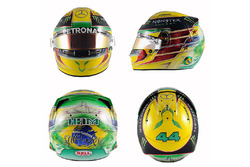 Le casque de Lewis Hamilton, Mercedes AMG F1