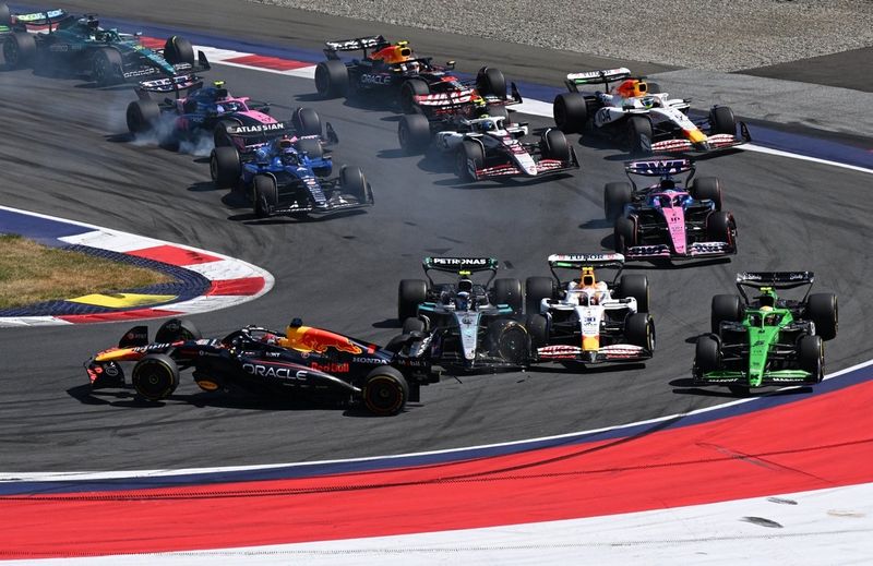 Max Verstappen, Red Bull Racing, Liam Lawson, Racing Bulls Team, Andrea Kimi Antonelli, Mercedes