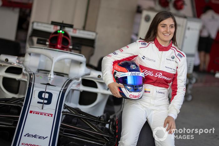 Tatiana Calderón, Sauber piloto de prueba