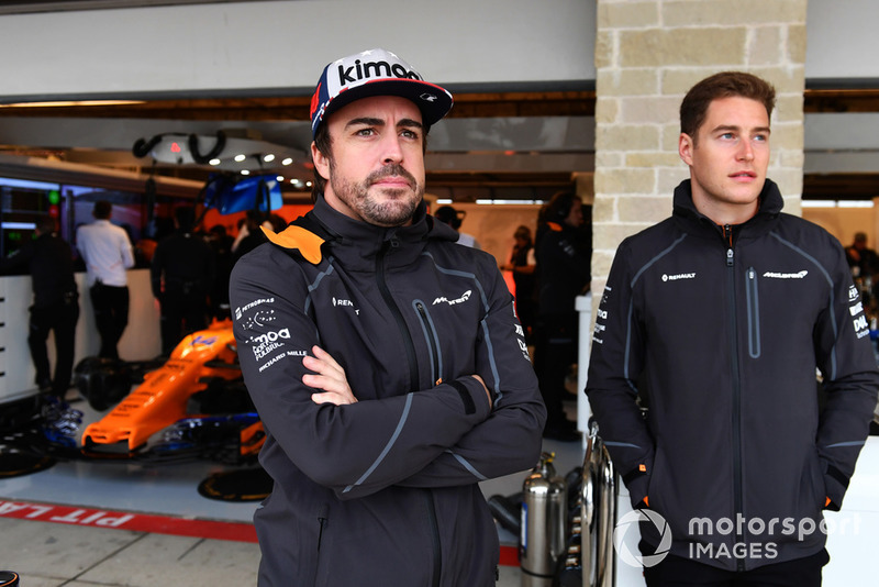 Fernando Alonso, McLaren y Stoffel Vandoorne, McLaren