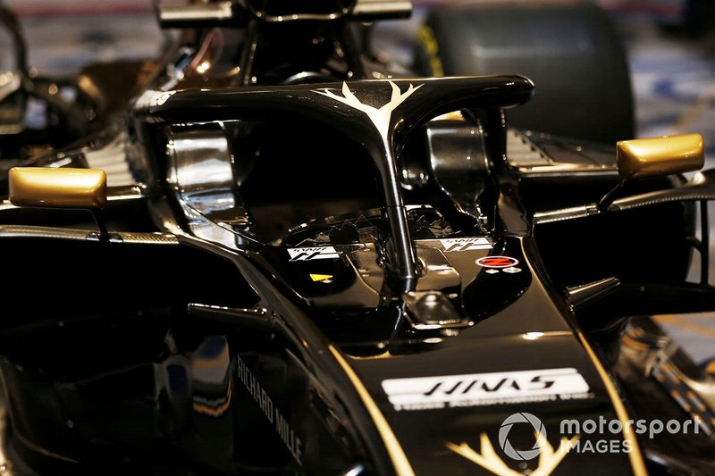 Rich Energy Branding on the new 2019 Haas livery
