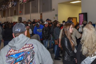Fans at HMS Reunion