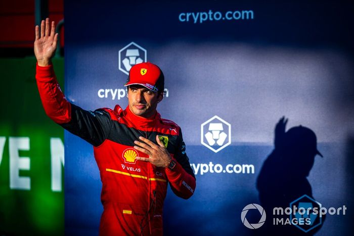Carlos Sainz, Ferrari, 2ª posición, tras el Sprint