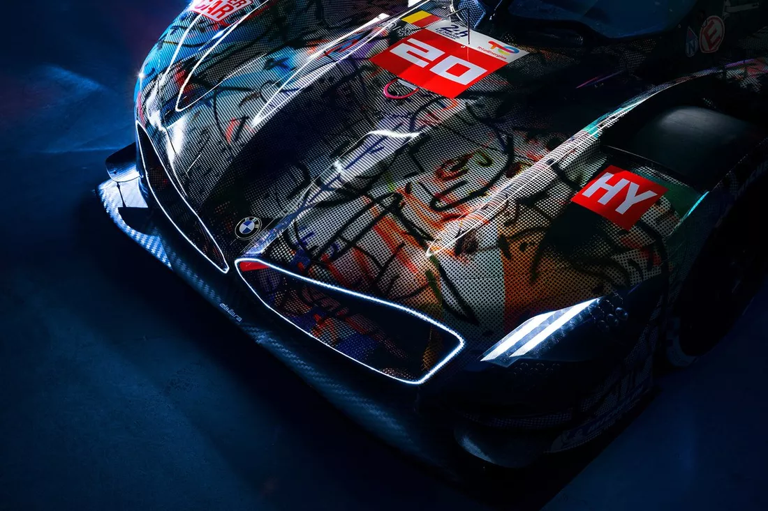 BMW M Hybrid V8 Art Car unveil WEC