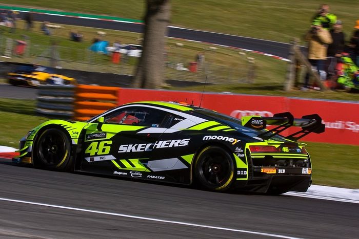 #46 Team WRT Audi R8 LMS evo II: Valentino Rossi, Frédéric Vervisch