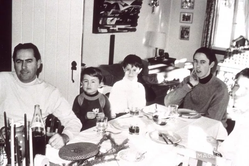 Sir Jack Brabham with his sons David, Gary, and Geoff