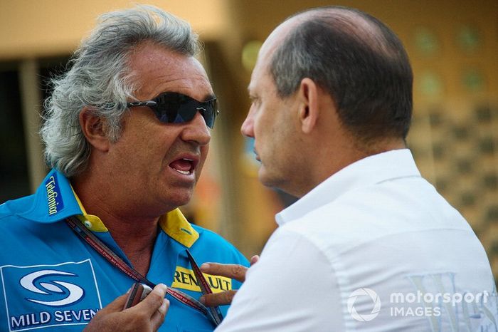 Flavio Briatore y Ron Dennis