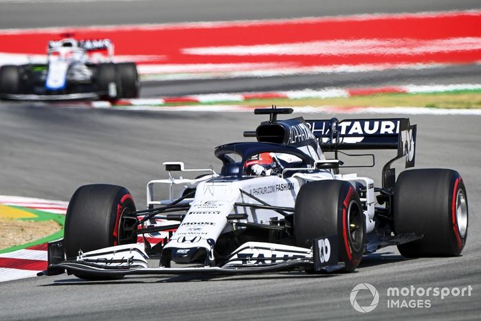 Daniil Kvyat, AlphaTauri AT01, George Russell, Williams FW43