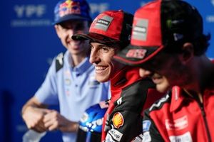 Marc Marquez, Ducati Team, Francesco Bagnaia, Ducati Team, Alex Marquez, Gresini Racing