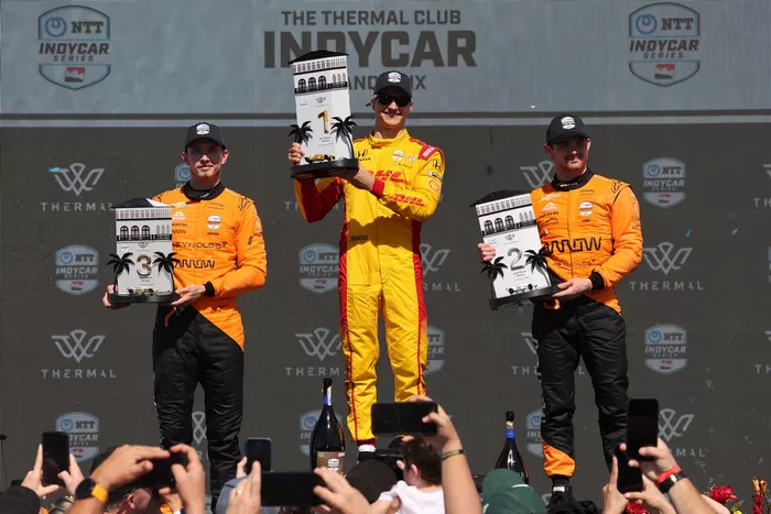 Christian Lundgaard, Arrow McLaren, Alex Palou, Chip Ganassi Racing, Patricio O'ward, Arrow McLaren