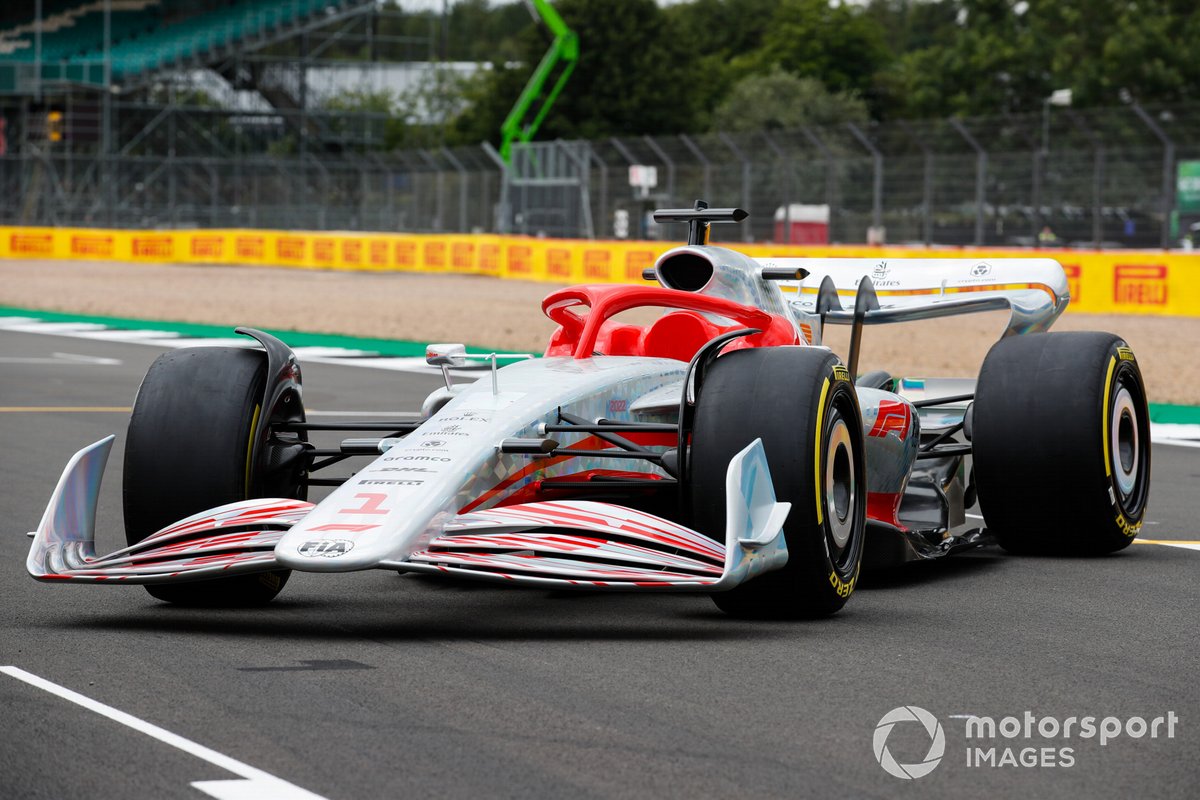 Le showcar F1 à Silverstone en 2021