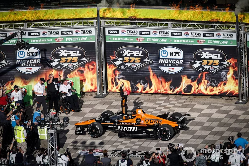 Ganador Patricio O'Ward, Arrow McLaren SP Chevrolet