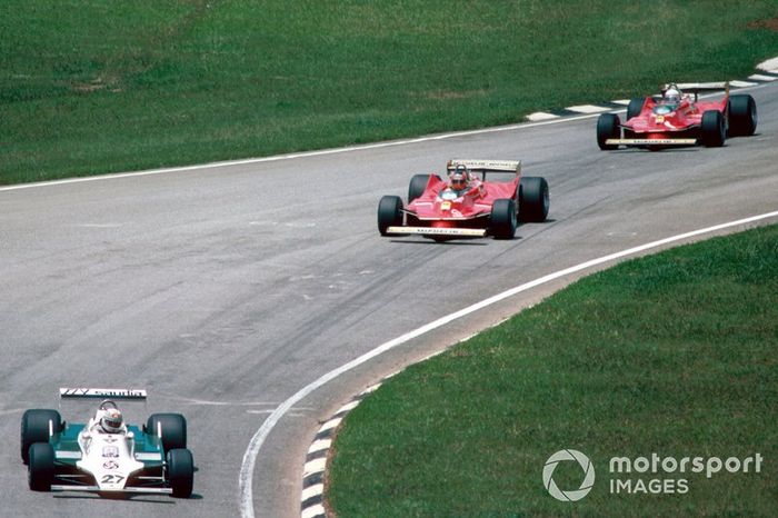 Alan Jones, Williams, Gilles Villeneuve, Ferrari, Jody Scheckter, Ferrari