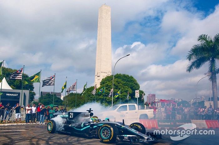 Esteban Gutiérrez, Mercedes AMG F1 en el Festival Senna Tribute