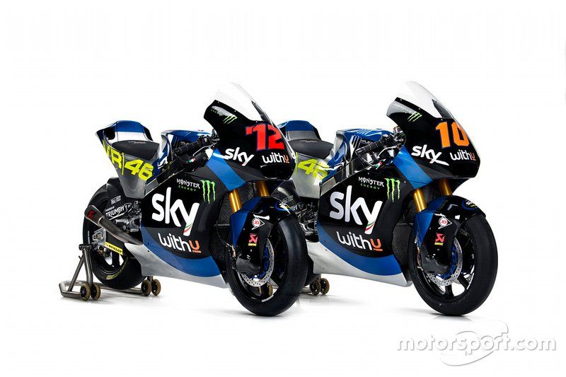 Moto de Luca Marini, Marco Bezzecchi, Sky Racing Team VR46