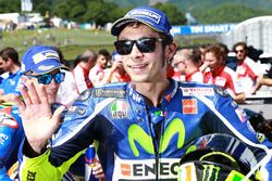 Ganador de la pole Valentino Rossi, Yamaha Factory Racing