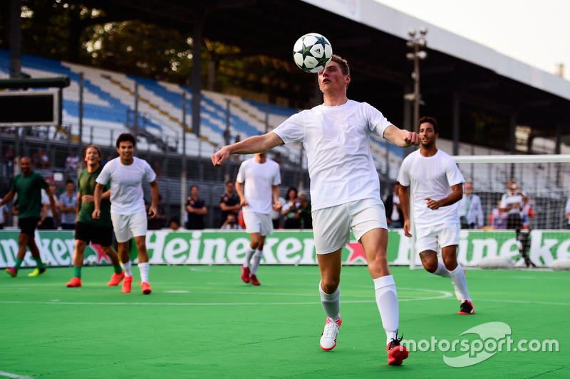 Max Verstappen, Red Bull Racing at the charity 5-a-side football match