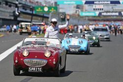 Fernando Alonso, McLaren on the drivers parade