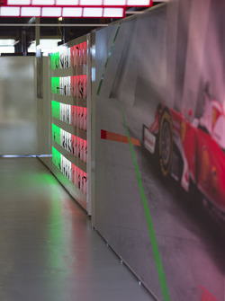 Ferrari pit garage