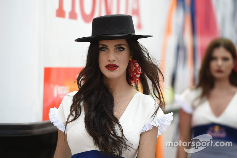 Lovely Red Bull girl