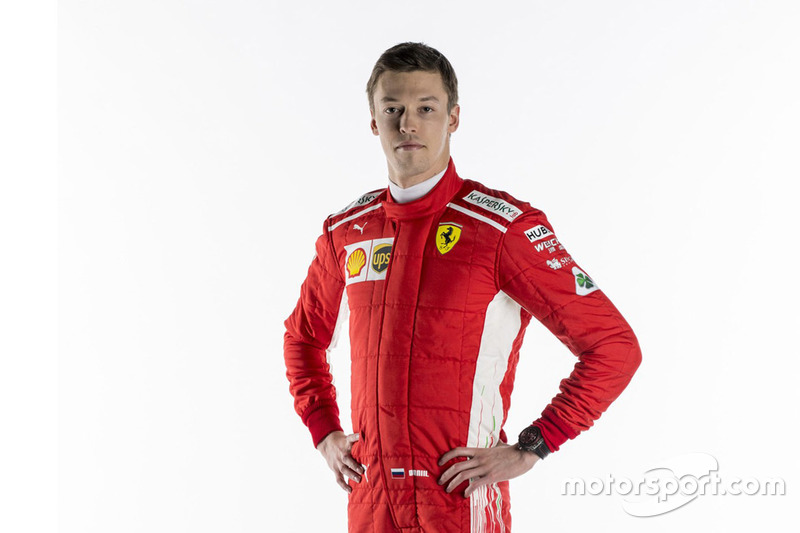 Daniil Kvyat, Ferrari piloto de desarrollo