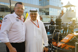 Eric Boullier, Racing Director, McLaren, Sheikh Mohammed bin Essa Al Khalifa