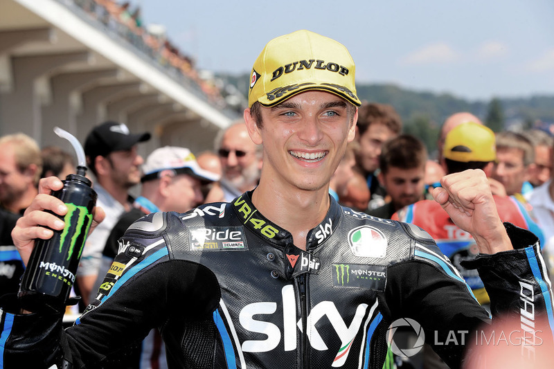 Third place Luca Marini, Sky Racing Team VR46