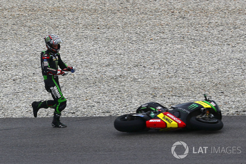 Johann Zarco, Monster Yamaha Tech 3 crash