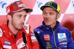 Valentino Rossi, Yamaha Factory Racing, Andrea Dovizioso, Ducati Team