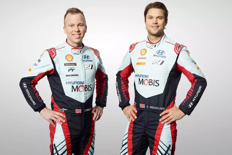 Andreas Mikkelsen, Torstein Eriksen, Hyundai World Rally Team
