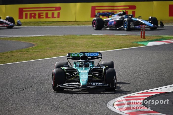 Lance Stroll, Aston Martin AMR24, Pierre Gasly, Alpine A524