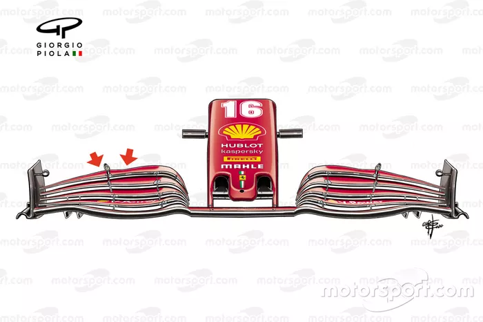 Ferrari SF1000 front wing Emilia-Romagna GP