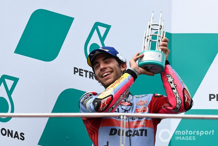 Podio: segundo lugar Enea Bastianini, Gresini Racing