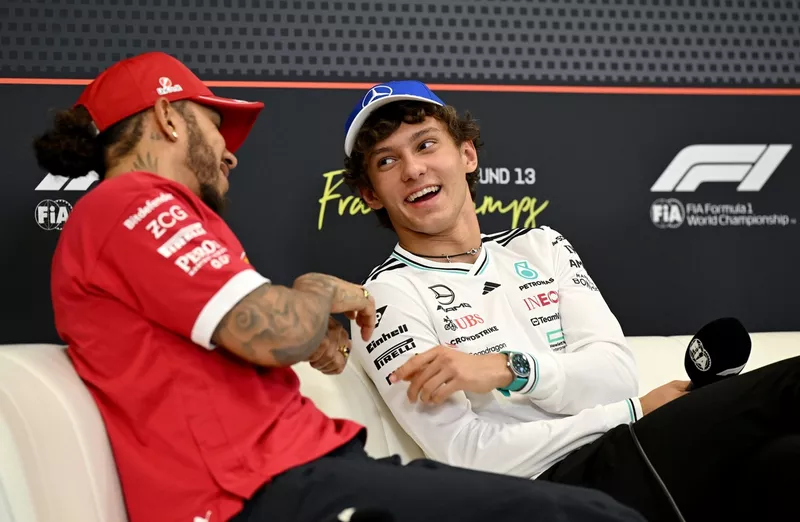 Lewis Hamilton, Ferrari, Andrea Kimi Antonelli, Mercedes