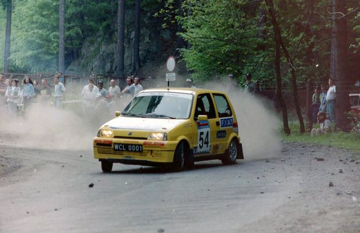 Tomasz Kończyło, Marcin Matera, Fiat Cinquecento Sporting